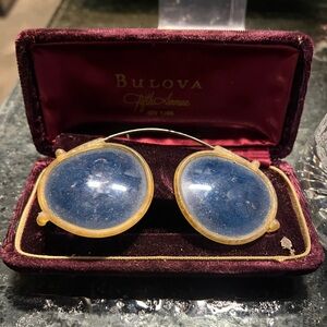 Bulova Blue and Gold Men's Glasses